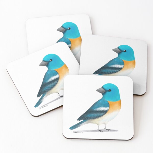 Item preview, Lazuli Bunting designed and sold by julianamotzko.