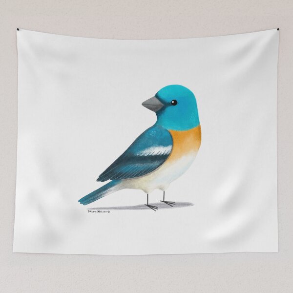 Item preview, Lazuli Bunting designed and sold by julianamotzko.