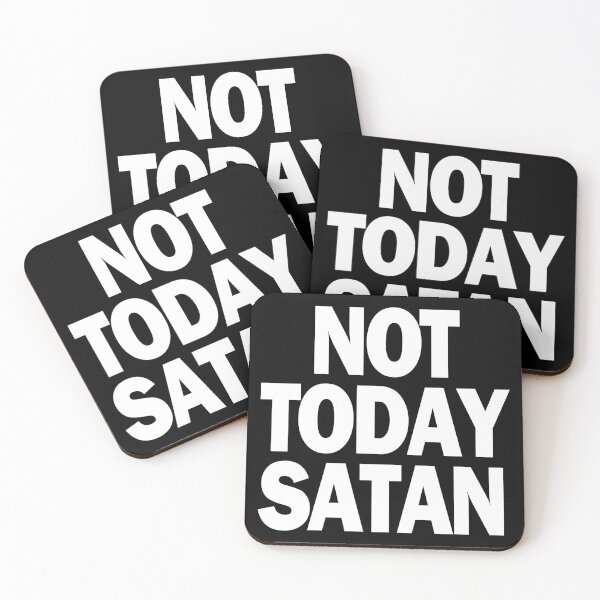 Item preview, Not Today Satan designed and sold by EunsooLee.