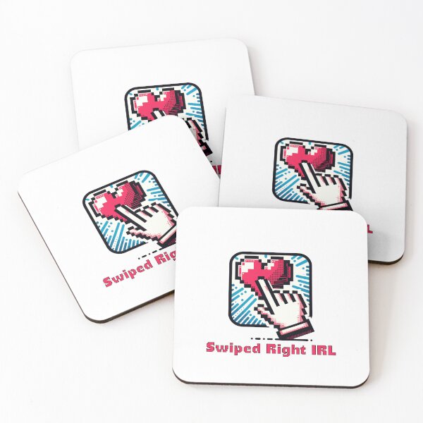 Item preview, "Swiped Right IRL – Funny Retro Valentine’s Day Gamer T-Shirt" designed and sold by NSB-Design.