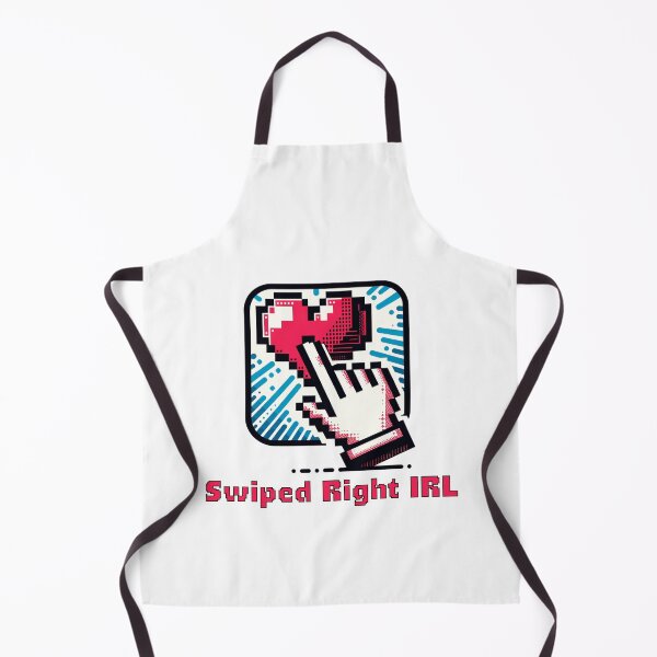 Item preview, "Swiped Right IRL – Funny Retro Valentine’s Day Gamer T-Shirt" designed and sold by NSB-Design.