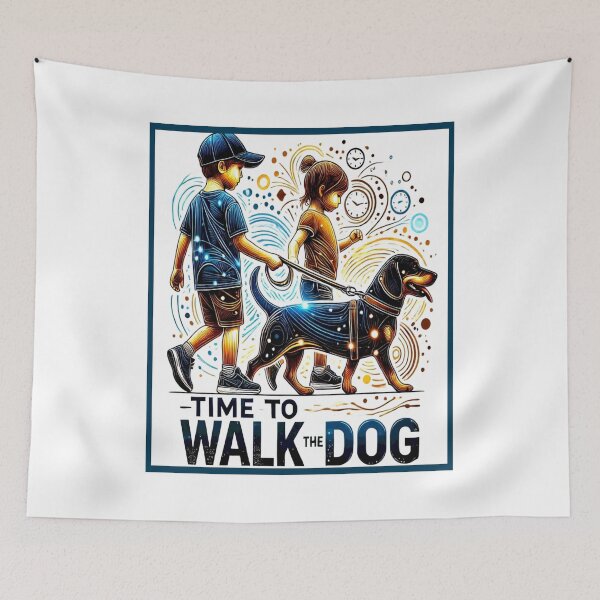 Item preview, Time To Walk The Dogs Dachshund Walking Pet Lover Owner  designed and sold by Creat-Des.