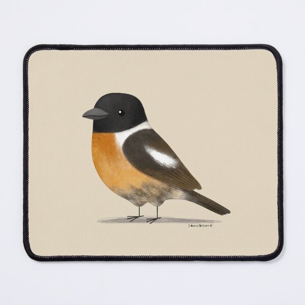 Item preview, Stonechat bird designed and sold by julianamotzko.