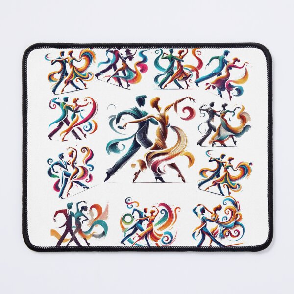 Item preview, Essence of Fluid Motion: Foxtrot Dance Abstract Artwork #2 designed and sold by red one.