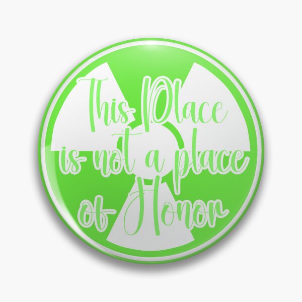 Item preview, This Place is Not a Place of Honor designed and sold by EphemeraFibers.