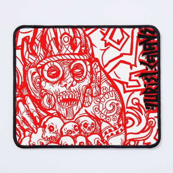 Item preview, Tlaloc god of lightning and red skull thrower designed and sold by UrielCalavera.