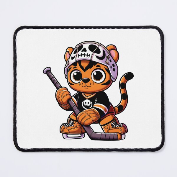 Item preview, Lethal Leopard: Goalie's Gritty Game Face designed and sold by jglobal360.