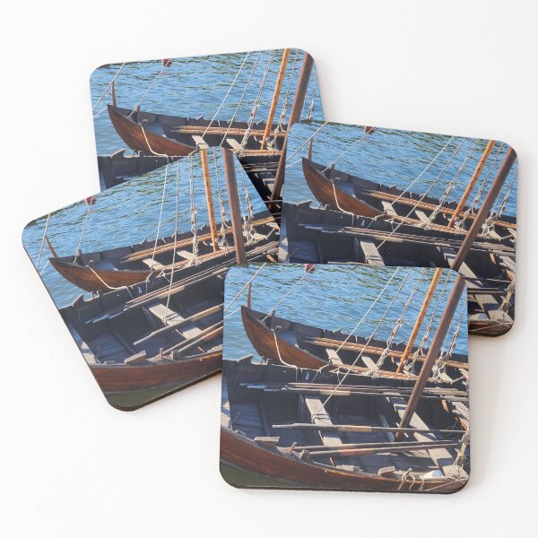Item preview, Wooden sailboats with oars, ready to set sails in the Baltic seas... designed and sold by MAMB007.