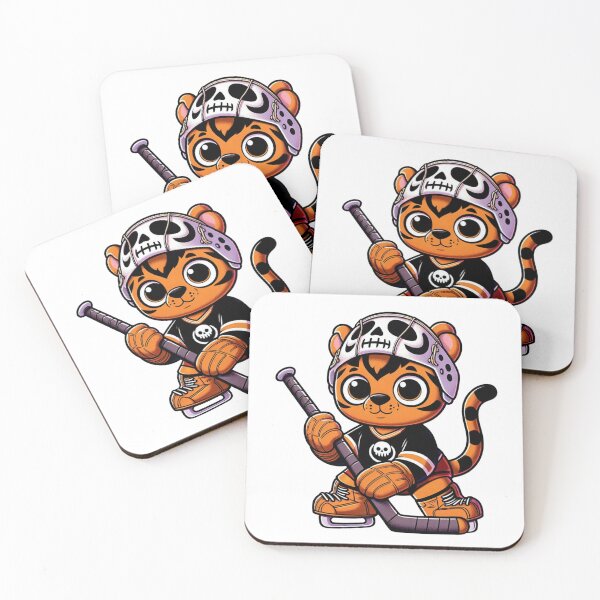Item preview, Lethal Leopard: Goalie's Gritty Game Face designed and sold by jglobal360.