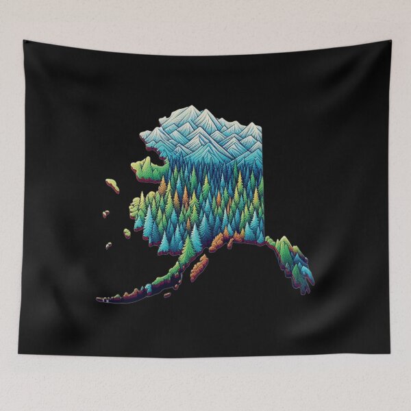 Item preview, Majestic Alaska: Peaks and Pine designed and sold by jglobal360.