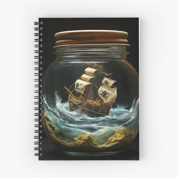Item preview, Pirate Ship In A Jar designed and sold by Rtymer.