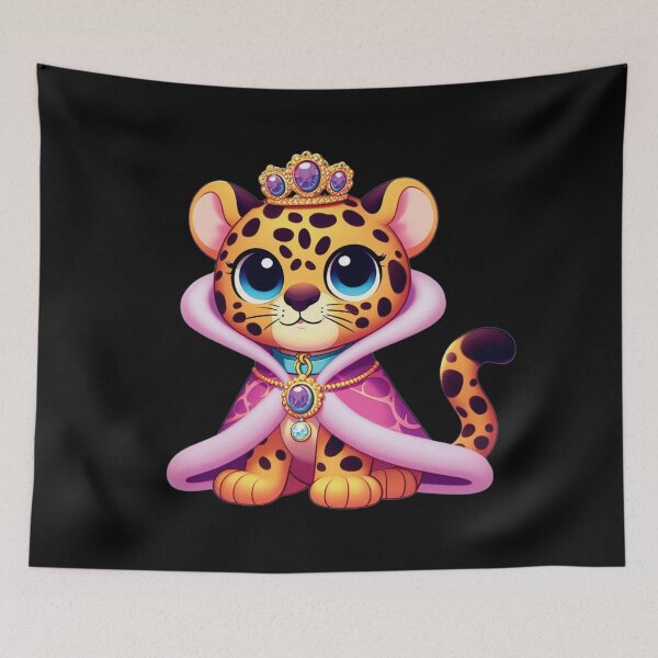 Item preview, Crowned Cuteness: Jaguar Queen of the Jungle designed and sold by jglobal360.