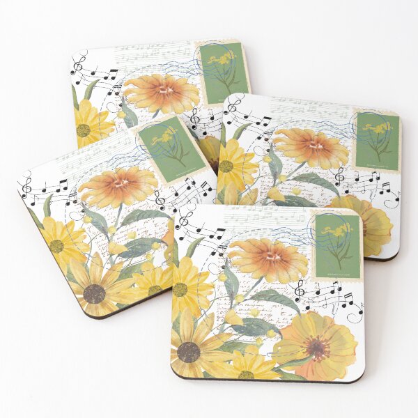 Item preview, Postal Garden Melody designed and sold by Darcy'sArtfortheHeart.