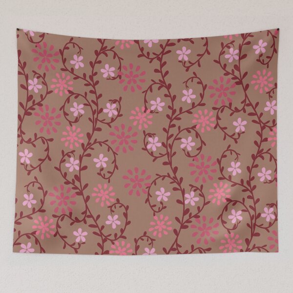 Item preview, Doodle Flower Vines Hand Painted Texture- Deliciousness designed and sold by GenAumonier.