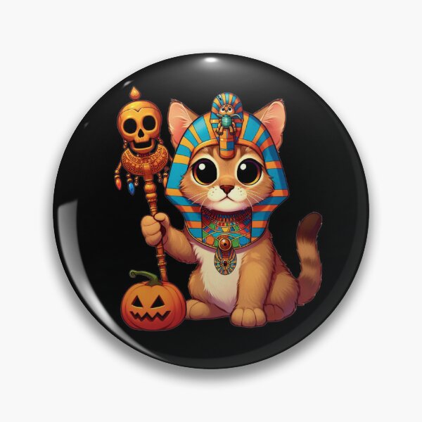 Item preview, Feline Pharaoh: Bobcat Halloween Edition designed and sold by jglobal360.
