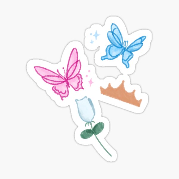 Item preview, I am a girl like you - Sticker Set designed and sold by hanberries.