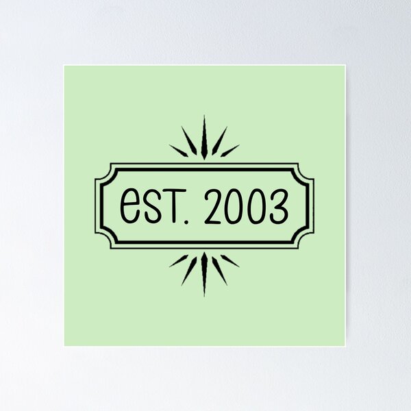 Item preview, est 2003 designed and sold by everything4eva.