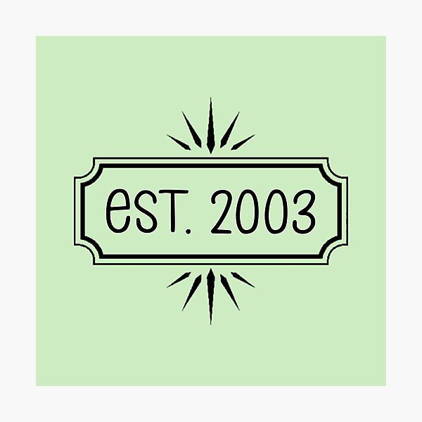 Item preview, est 2003 designed and sold by everything4eva.