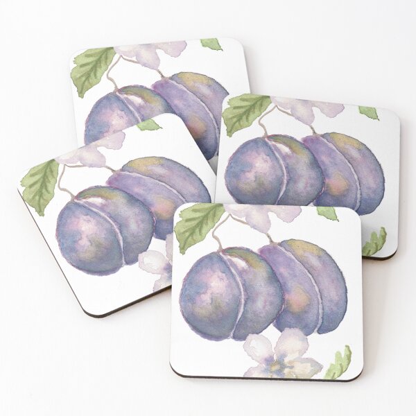 Item preview, Juicy plums designed and sold by MadameMerlotArt.