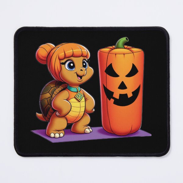 Item preview, Zen Halloween Delight: Spooky Yoga with Tortoise Twist designed and sold by jglobal360.