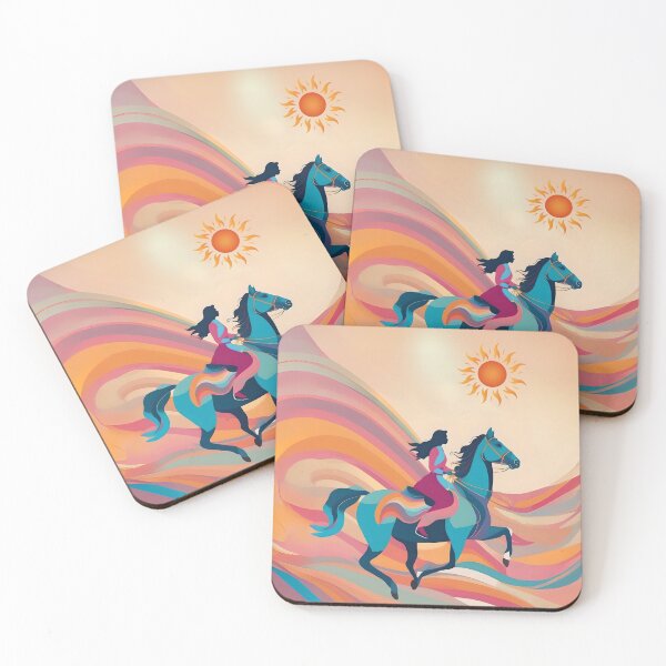 Item preview, Summer Galloping Allegory Pastel Colors designed and sold by Ciervo Primavera.
