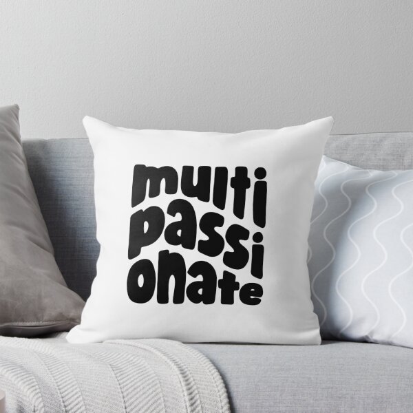 Artikelvorschau, MULTI-PASSIONATE - Version 2 (Schwarz) entworfen und verkauft von chicorycreative.