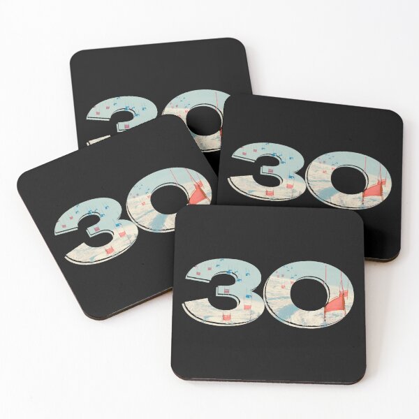 Item preview, Retro Ski Racer 30 Years – Stylish Minimalist Design for Ski Enthusiasts designed and sold by MatthewViews.