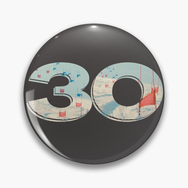 Item preview, For Ski Racer 30 Years Old Gifts Funny - Minimalist Ski Racer 30th Birthday Design – Vintage-Inspired Slalom Ski Art designed and sold by MatthewViews.