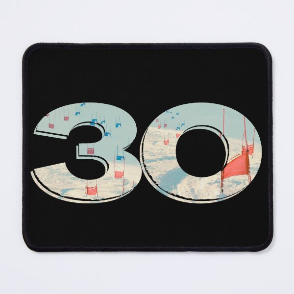 Item preview, For Ski Racer 30 Years Old Gifts Funny - Minimalist Ski Racer 30th Birthday Design – Vintage-Inspired Slalom Ski Art designed and sold by MatthewViews.