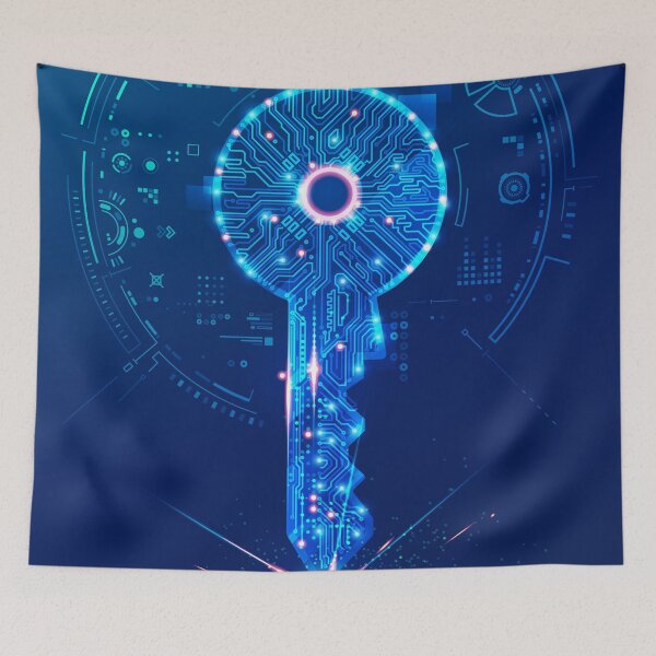 Item preview, cyber security encryption key circuit board  designed and sold by NiamLab.