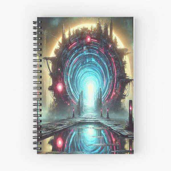 Item preview, AI generated portal, dystopian fantasy designed and sold by AI-this-is-AI.