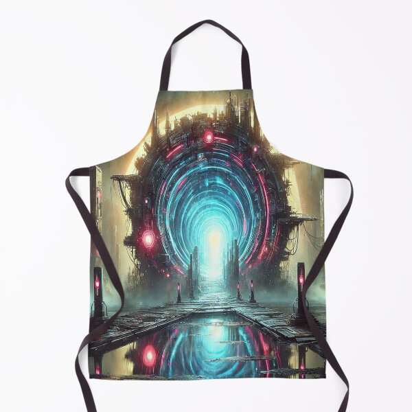 Item preview, AI generated portal, dystopian fantasy designed and sold by AI-this-is-AI.