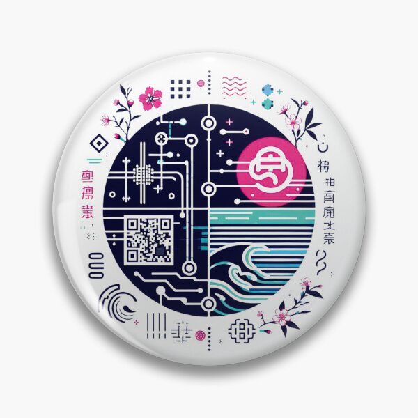 Item preview, Techno Zen Serene Techscape: Techno Circuit Waves designed and sold by jglobal360.