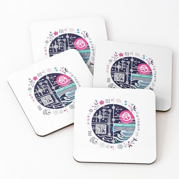 Item preview, Techno Zen Serene Techscape: Techno Circuit Waves designed and sold by jglobal360.