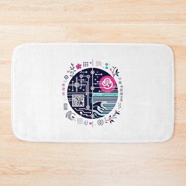 Item preview, Techno Zen Serene Techscape: Techno Circuit Waves designed and sold by jglobal360.