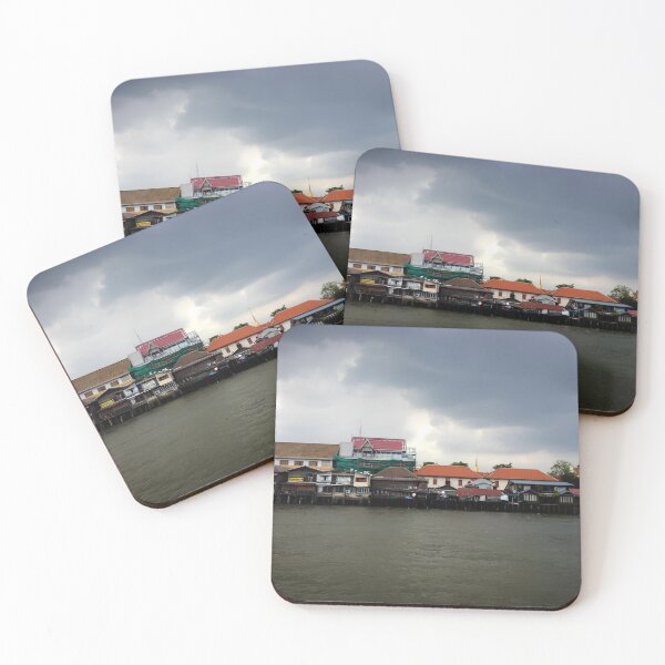 Item preview, Buildings on the Chao Phraya River, Bangkok designed and sold by kennardsteph.