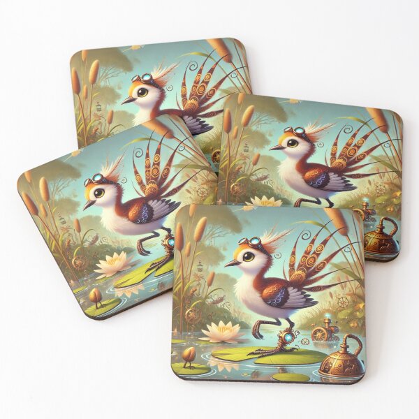 Item preview, Steampunk Pheasant-Tailed Jacana designed and sold by Sillytoe.