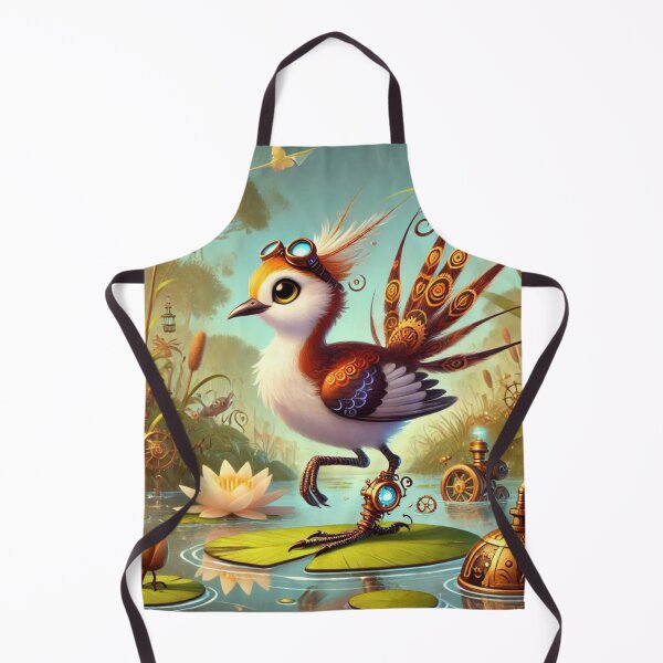 Item preview, Steampunk Pheasant-Tailed Jacana designed and sold by Sillytoe.