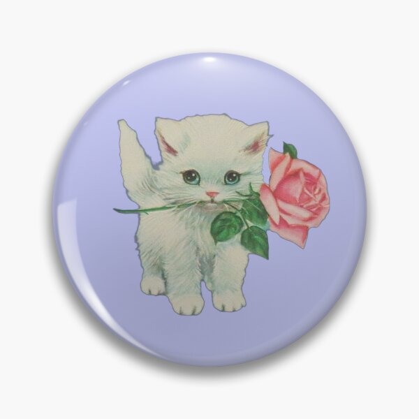 Artikel-Vorschau von Kätzchen, das eine Rose hält, designt und verkauft von venusbyliv.