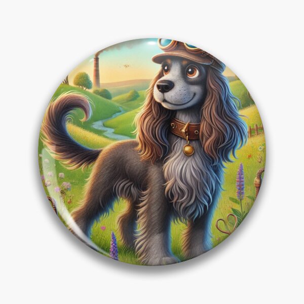 Item preview, Steampunk Picardy Spaniel designed and sold by Sillytoe.