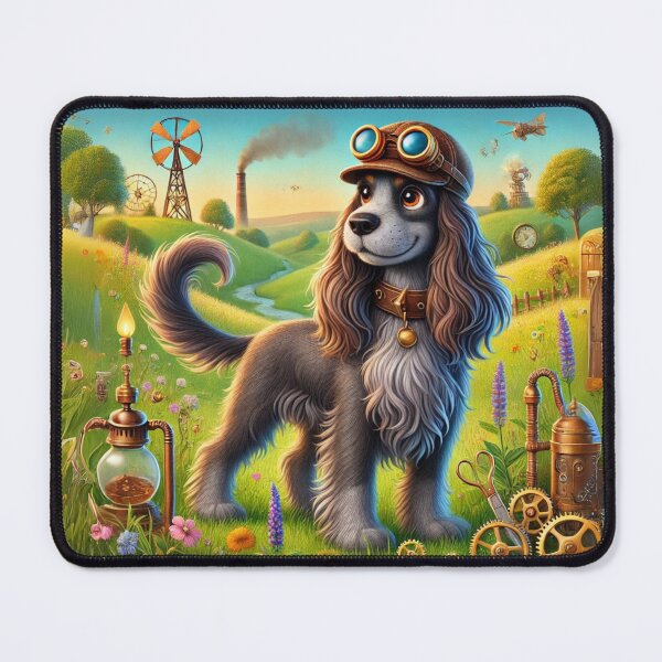 Item preview, Steampunk Picardy Spaniel designed and sold by Sillytoe.