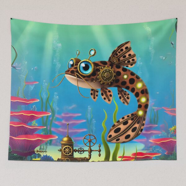 Item preview, Steampunk Pictus Catfish designed and sold by Sillytoe.