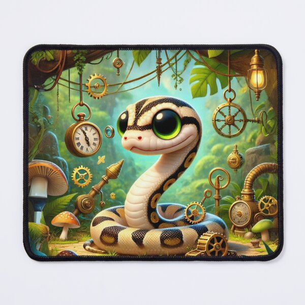Item preview, Steampunk Pied Ball Python designed and sold by Sillytoe.