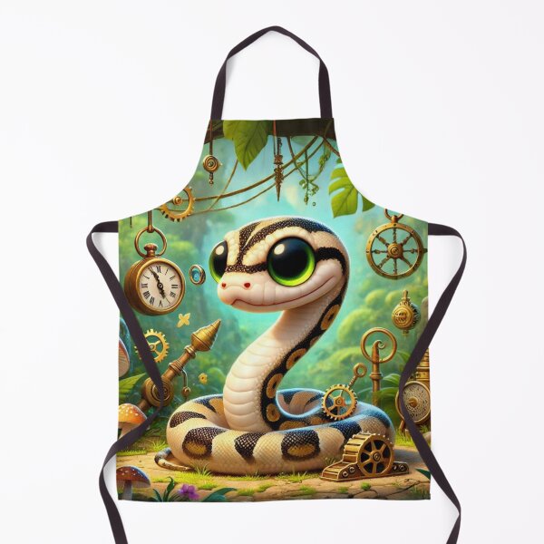 Item preview, Steampunk Pied Ball Python designed and sold by Sillytoe.