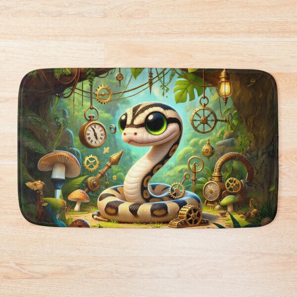 Item preview, Steampunk Pied Ball Python designed and sold by Sillytoe.