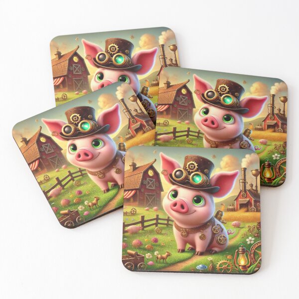 Item preview, Steampunk Pig designed and sold by Sillytoe.