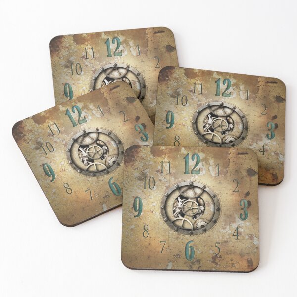 Item preview, Grunge Steampunk Clock designed and sold by Melli M Designs.