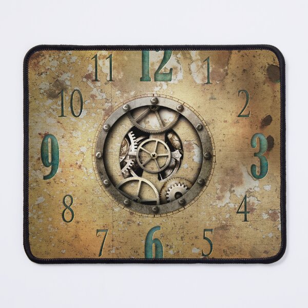 Item preview, Grunge Steampunk Clock designed and sold by Melli M Designs.