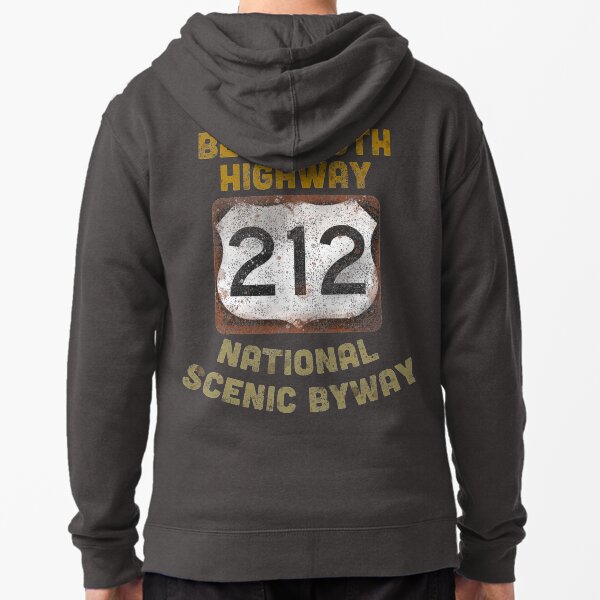 Beartooth Highway Yellowstone National Park Zipped Hoodie