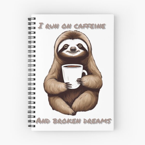 Item preview, Coffee Sloth designed and sold by Dose of Dysfunction.